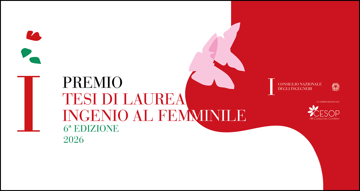 Premio Tesi di Laurea “Ingenio al Femminile” 2026: Scadenza 30 giugno